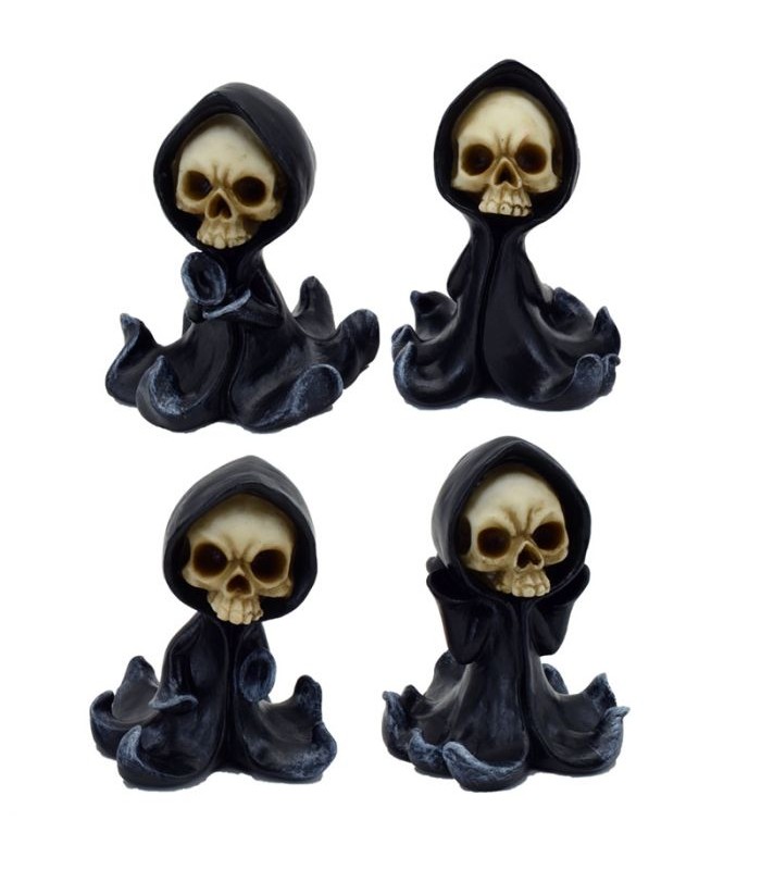 Mini Calavera Decorativa La Parca