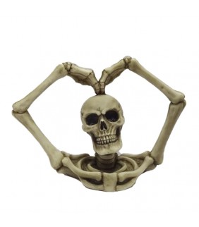 Figura Calavera Cráneo y Brazos de Esqueleto 