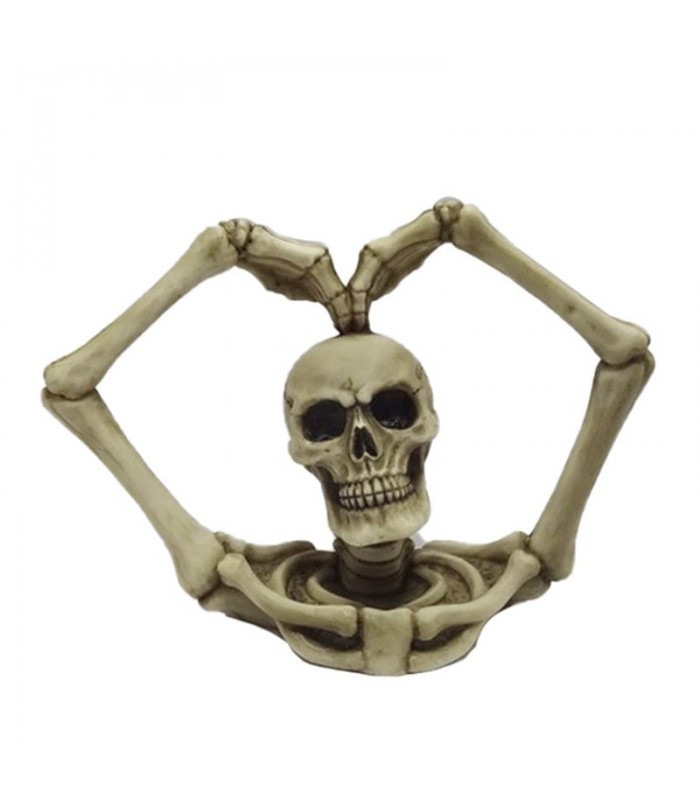 Figura Calavera Cráneo y Brazos de Esqueleto 