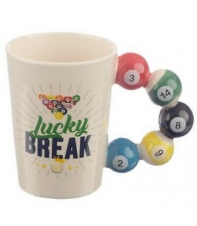 Taza con forma de Bolas de billar