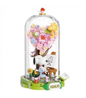 MAQUETA DE CONSTRUCCION FIGURITA SNOOPY ARTISTA SA