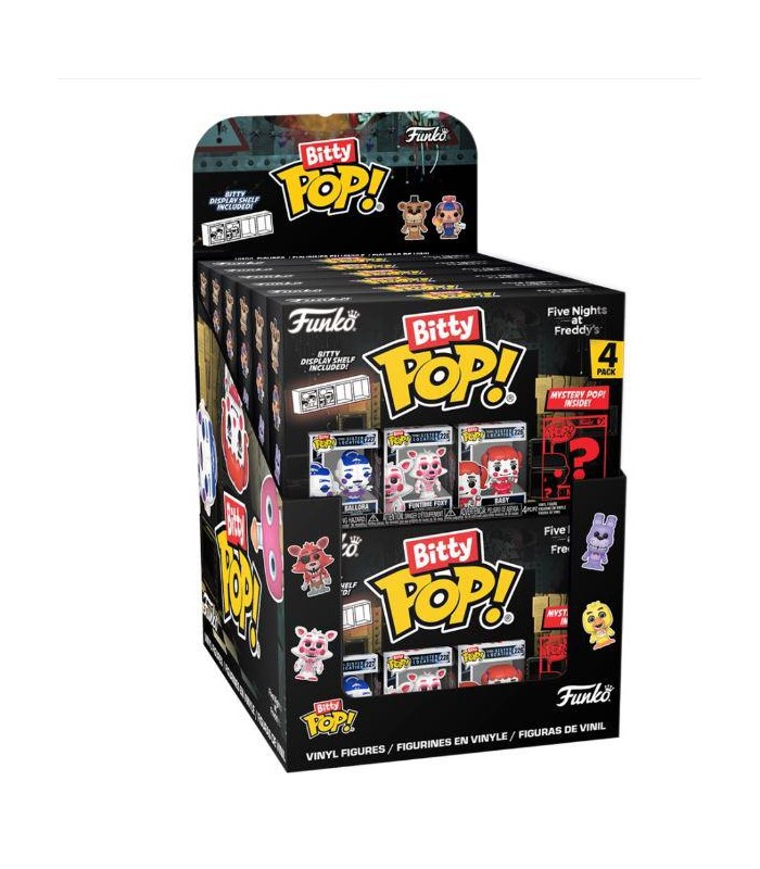 Blister 4 figuras Bitty POP Five Nights at Freddys