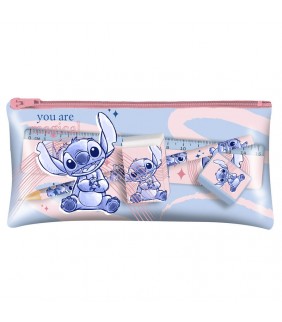 Set papeleria estuche Stitch Disney