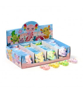 Set de 2 Gomas de Borrar Ajolote  Salamandra 