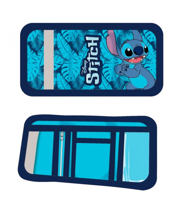 Cartera Stitch Disney Azul