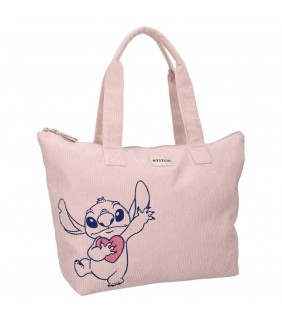BOLSO SHOPPING LONETA 48X32 STITCH HEART