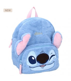 MOCHILA GUARDERIA 26CM STITCH FLUFFY FESTIVAL