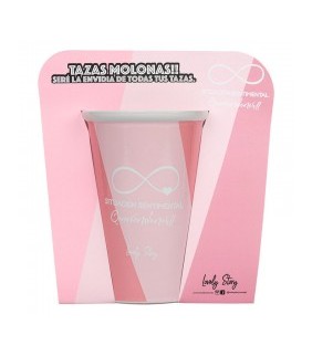 Taza Gigante Queriendonos Rosa