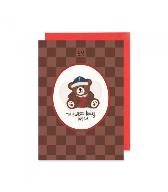 TARJETA TE QUIERO BEARY MUCH