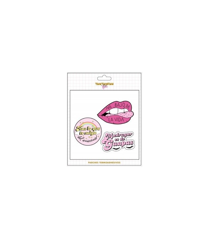 Pack de 3 parches de La Vecina rubia