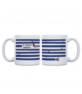TAZA TE QUIERO INFINITO TECKEL