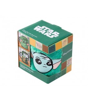 TAZA FUNDA DE PELUCHE GROGU MANDALORIAN 