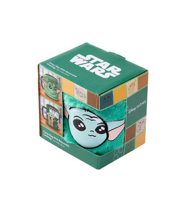 TAZA FUNDA DE PELUCHE GROGU MANDALORIAN 