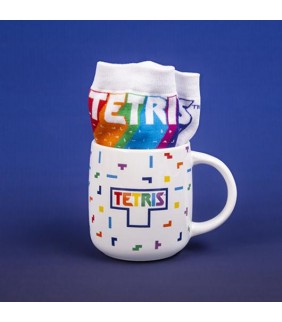 SET TAZA Y CALCETINES TETRIS