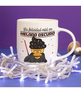 Taza  La Felicidad está en el lado oscuro 