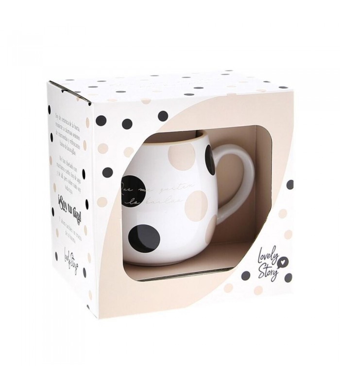 TAZA OVALADA 330ML - QUE ME QUITEN LO BAILAO