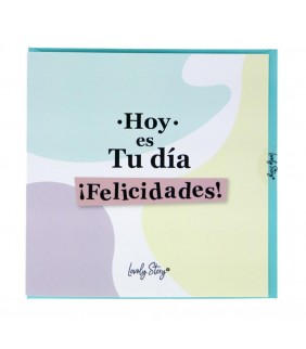 TARJETA DE FELICITACIÓN - HOY ES TU DÍA
