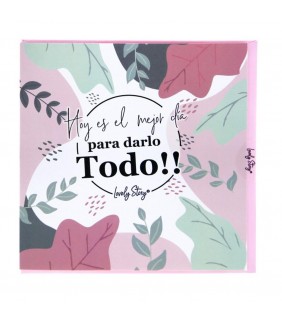 TARJETA DE FELICITACIÓN - HOY ES EL MEJOR DÍA