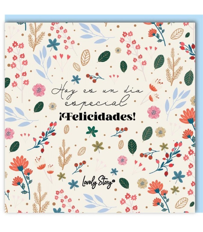 TARJETA DE FELICITACIÓN - HOY ES UN DÍA ESPECIAL  