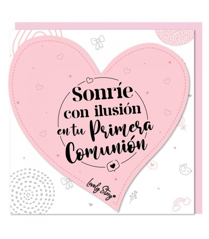 TARJETA DE FELICITACIÓN - SONRÍE CON ILUSIÓN EN TU