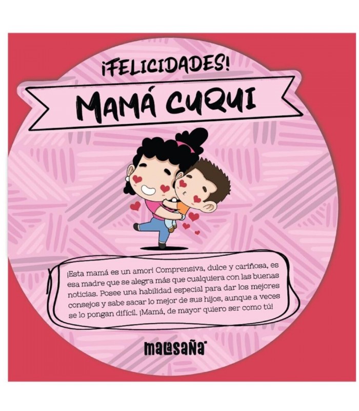 TARJETA DE FELICITACIÓN - MAMÁ CUQUI