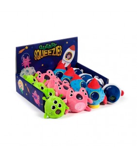 Juguete Estrujable de Peluche Queasy Squeezies Spa