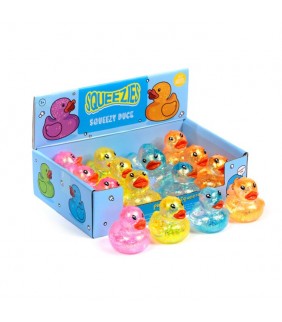 Juguete Estrujable Pato con Brillos