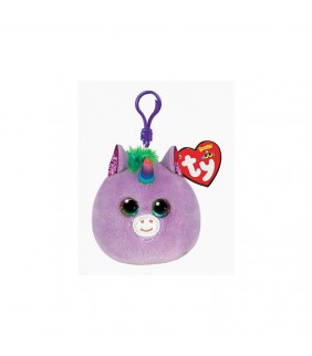 SQUISH CLIP ROSETTE UNICORN 9 CM