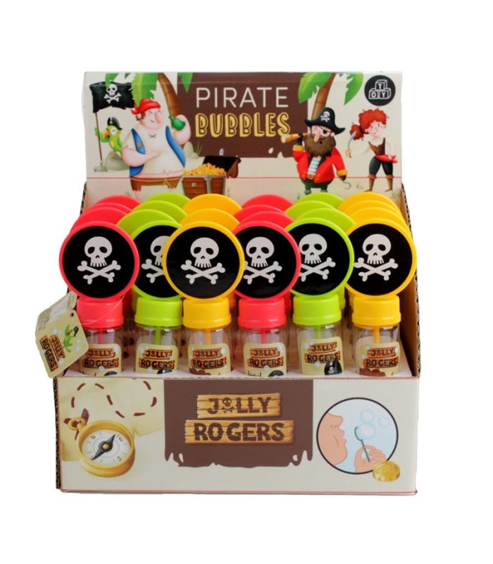 Pompero de Juguete Burbujas Piratas Jolly Roge