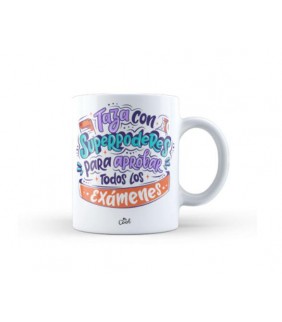 Taza – Taza con superpoderes para aprobar   