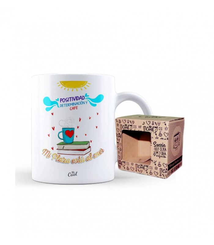 Taza – Positividad determinación y café mi plaza e