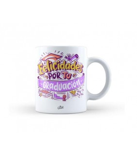 Taza – Felicidades por tú graduación – color 2