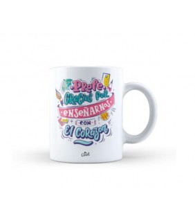 Taza – Profe gracias por enseñarnos con el corazón