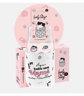 TAZA MAMA MIAU-RAVILLOSA   CALCETINES
