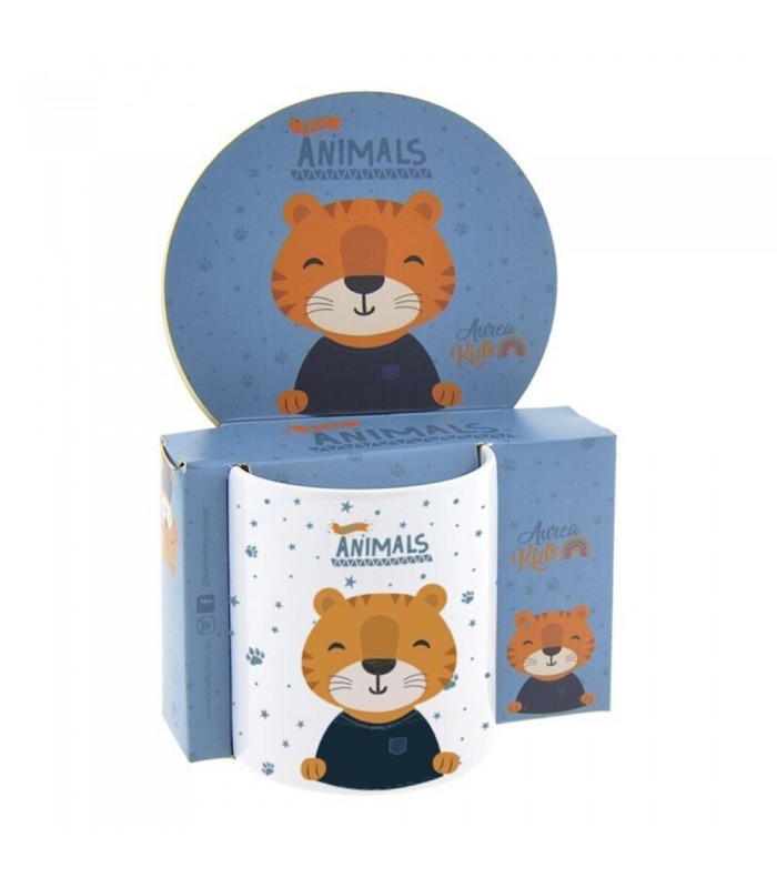 TAZA INFANTIL DE PLÁSTICO TIGRE