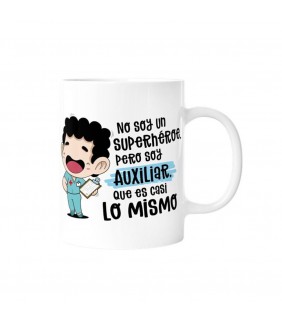 TAZA - NO SOY UN SUPERHÉROE PERO SOY AUXILIAR QUE 