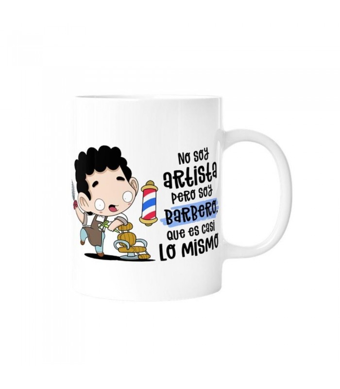 TAZA - NO SOY ARTISTA PERO SOY BARBERO QUE ES CASI