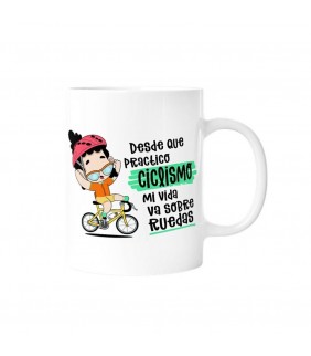 TAZA - DESDE QUE PRACTICO CICLISMO MI VIDA VA SOBR