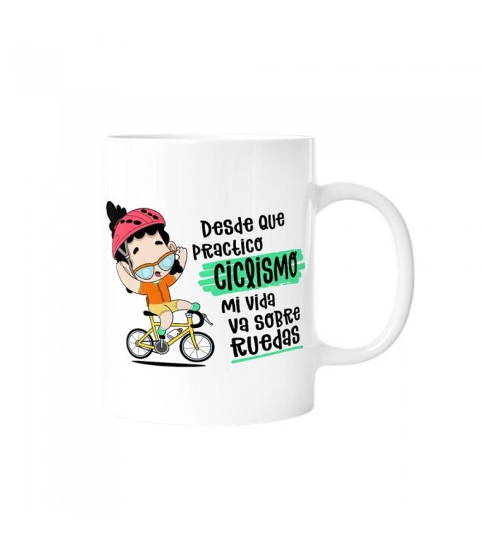 TAZA - DESDE QUE PRACTICO CICLISMO MI VIDA VA SOBR