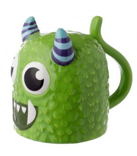 Tazón de cerámica - Monstruo Verde del revés