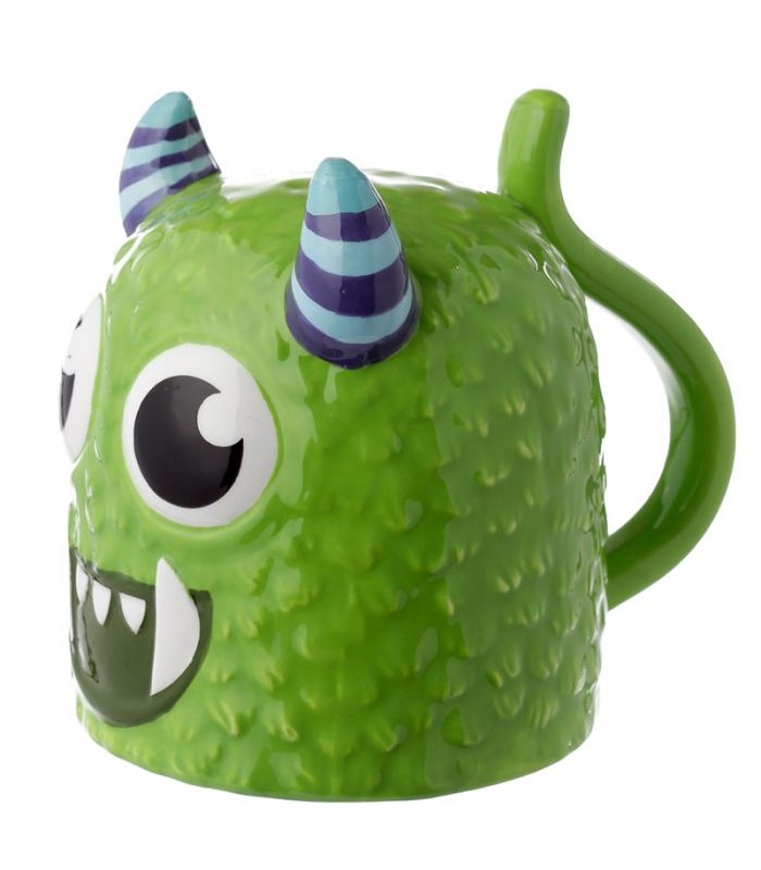Tazón de cerámica - Monstruo Verde del revés