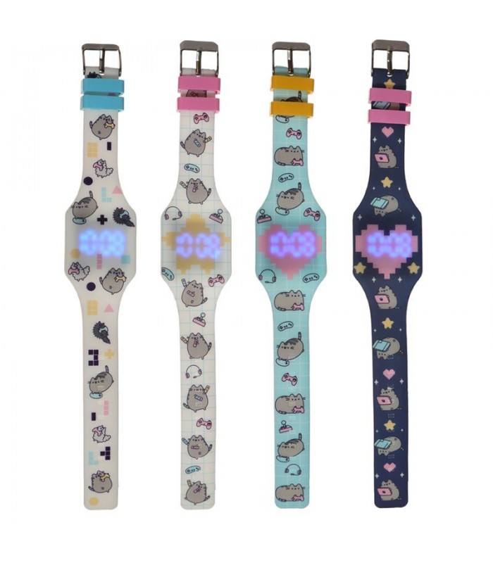 Reloj Digital de Silicona - Gato Pusheen
