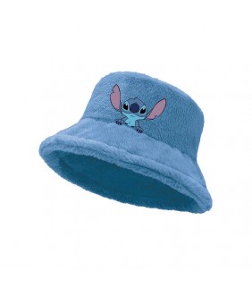 Sombrero pescador de peluche Stitch Talla única  5