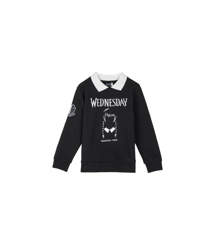 sudadera cotton brushed wednesday 12 Años