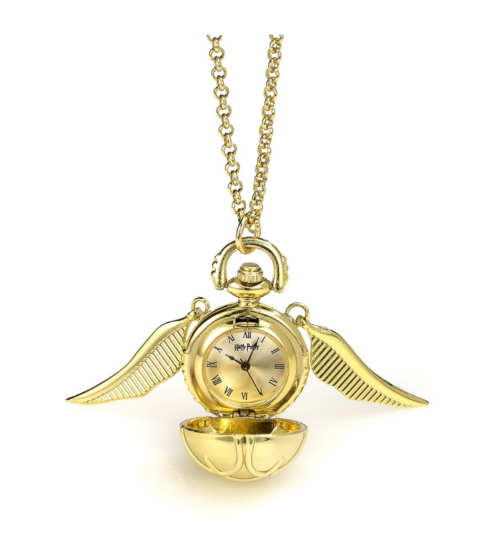 Golden Snitch Watch Necklace- WNTP004