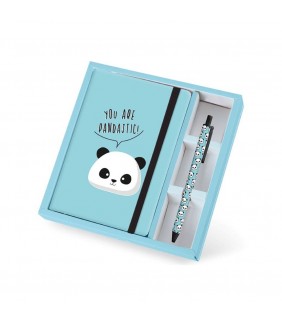 Set Cuaderno   Bolígrafo PANDA