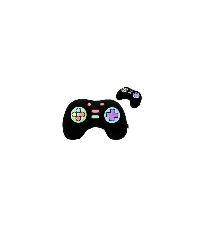 Cojin Poliester I-Total Let´s Play Negro