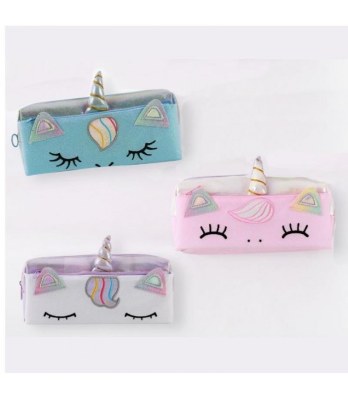ESTUCHE PORTATODO DOBLE UNICORNIO