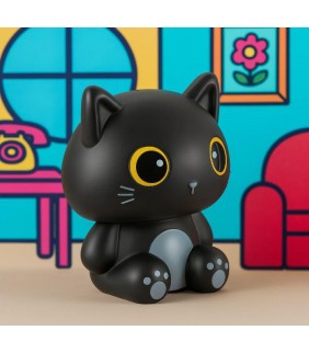Hucha Gato negro gigante