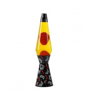 Lámpara lava 40cm juegos lets play líquido amarill